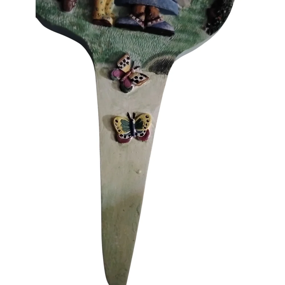Decorative Garden Wall Plaque with Butterflies